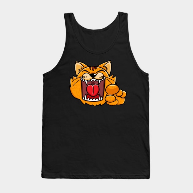 The laughing cat pointing at you Tank Top by bubboboon